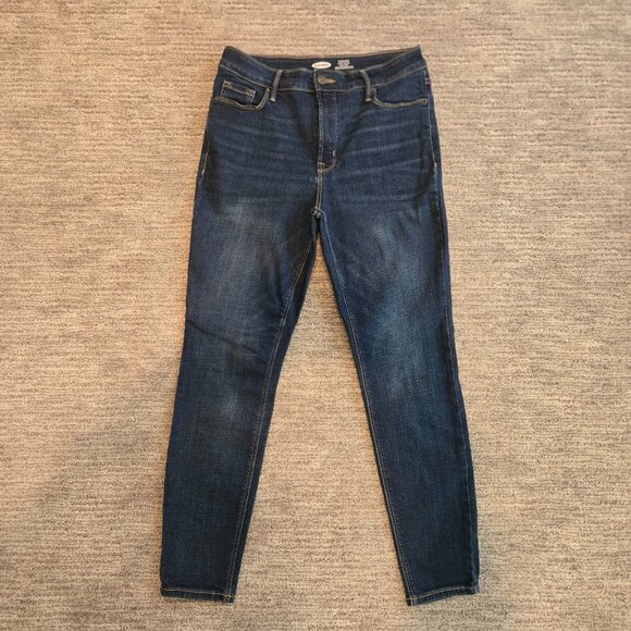 Old Navy High-Waisted Rockstar Super-Skinny Jeans 8 - Picture 1 of 3